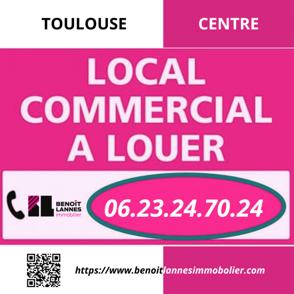 Location Immobilier Professionnel Local commercial Toulouse 31000